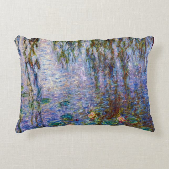 Claude Monet - Water Lilies Decorative Cushion (Front)