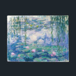 CLAUDE MONET - Water lilies Doormat<br><div class="desc">CLAUDE MONET - Water lilies
Oil on canvas; reproduction</div>