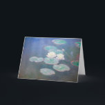 Claude Monet - Water Lilies, Evening Effect Card<br><div class="desc">Water Lilies,  Evening Effect / Nympheas,  Effet du soir - Claude Monet,  Oil on Canvas,  1897</div>