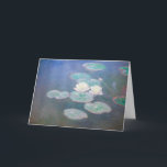 Claude Monet - Water Lilies, Evening Effect Card<br><div class="desc">Water Lilies,  Evening Effect / Nympheas,  Effet du soir - Claude Monet,  Oil on Canvas,  1897</div>