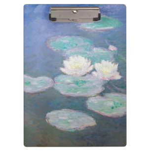 Claude Monet - Water Lilies, Evening Effect Clipboard