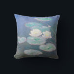 Claude Monet - Water Lilies, Evening Effect Cushion<br><div class="desc">Water Lilies,  Evening Effect / Nympheas,  Effet du soir - Claude Monet,  Oil on Canvas,  1897</div>