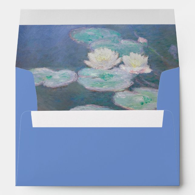 Claude Monet - Water Lilies, Evening Effect Envelope (Back (Bottom))