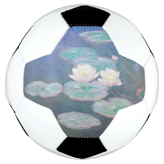 Claude Monet - Water Lilies, Evening Effect Football (Front)