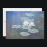 Claude Monet - Water Lilies, Evening Effect Invitation<br><div class="desc">Water Lilies,  Evening Effect / Nympheas,  Effet du soir - Claude Monet,  Oil on Canvas,  1897</div>