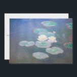 Claude Monet - Water Lilies, Evening Effect Invitation<br><div class="desc">Water Lilies,  Evening Effect / Nympheas,  Effet du soir - Claude Monet,  Oil on Canvas,  1897</div>