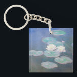 Claude Monet - Water Lilies, Evening Effect Key Ring<br><div class="desc">Water Lilies,  Evening Effect / Nympheas,  Effet du soir - Claude Monet,  Oil on Canvas,  1897</div>