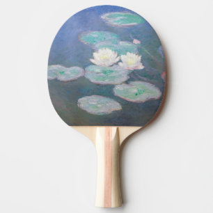 Claude Monet - Water Lilies, Evening Effect Ping Pong Paddle