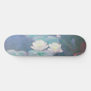 Claude Monet - Water Lilies, Evening Effect Skateboard