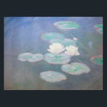 Claude Monet - Water Lilies, Evening Effect Tablecloth<br><div class="desc">Water Lilies,  Evening Effect / Nympheas,  Effet du soir - Claude Monet,  Oil on Canvas,  1897</div>