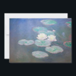 Claude Monet - Water Lilies, Evening Effect Thank You Card<br><div class="desc">Water Lilies,  Evening Effect / Nympheas,  Effet du soir - Claude Monet,  Oil on Canvas,  1897</div>