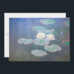 Claude Monet - Water Lilies, Evening Effect Thank You Card<br><div class="desc">Water Lilies,  Evening Effect / Nympheas,  Effet du soir - Claude Monet,  Oil on Canvas,  1897</div>