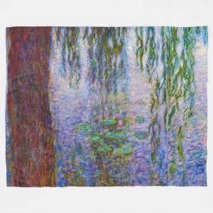 Claude Monet - Water Lilies Fleece Blanket