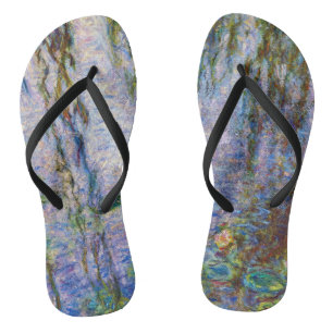 Claude Monet - Water Lilies Flip Flops