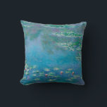 Claude Monet. Water Lilies. French impressionism Cushion<br><div class="desc">Claude Monet "Water Lilies" throw pillow.</div>