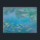 Claude Monet. Water Lilies. French impressionism Postcard<br><div class="desc">Claude Monet "Water Lilies" postcard.</div>