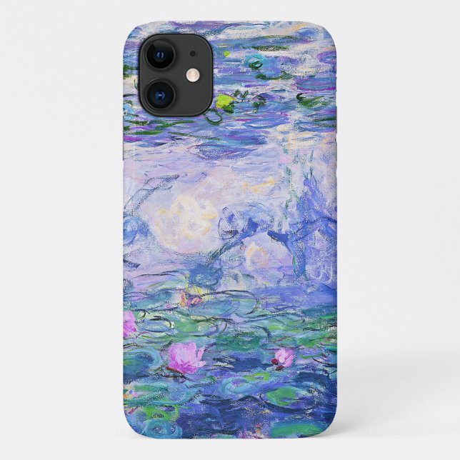 Claude Monet Water Lilies French Impressionist Art Case-Mate iPhone Case (Back)