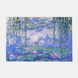 Claude Monet Water Lilies French Impressionist Art Doormat