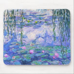 Claude Monet Water Lilies French Impressionist Art Mouse Mat<br><div class="desc">Claude Monet Water Lilies French Impressionist Art
Water Lilies (or Nympheas ) is a series of approximately 250 oil paintings by French Impressionist Claude Monet. The paintings depict Monet's flower garden at Giverny.</div>