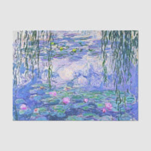 Claude Monet Water Lilies French Impressionist Art Tissue Paper