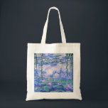 Claude Monet Water Lilies French Impressionist Art Tote Bag<br><div class="desc">Claude Monet Water Lilies French Impressionist Art
Water Lilies (or Nympheas ) is a series of approximately 250 oil paintings by French Impressionist Claude Monet. The paintings depict Monet's flower garden at Giverny.</div>