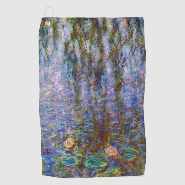 Claude Monet - Water Lilies Golf Towel (Front)