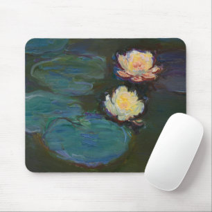 Claude Monet Water Lilies Impressionist Oil Art Mouse Mat