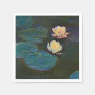 Claude Monet Water Lilies Impressionist Oil Art Napkin