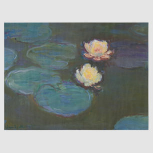 Claude Monet Water Lilies Impressionist Oil Art Tissue Paper