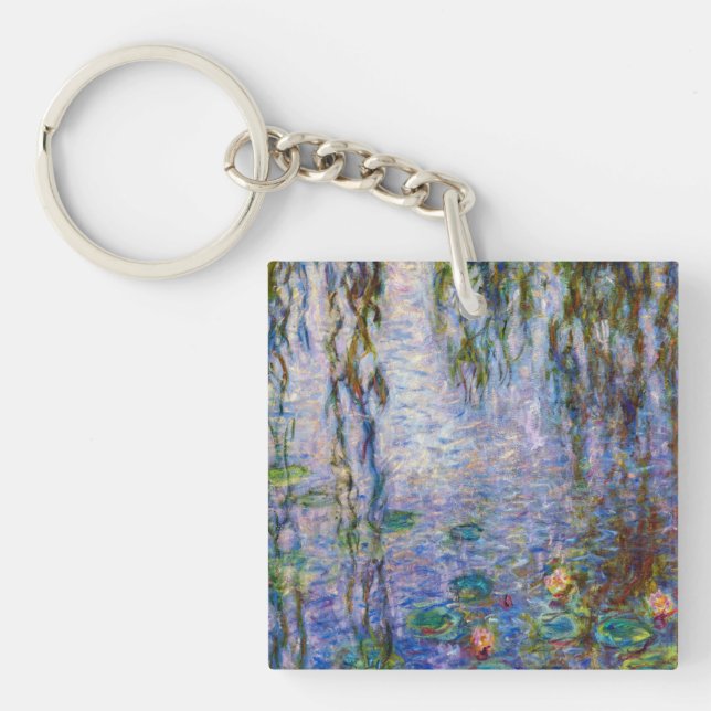 Claude Monet - Water Lilies Key Ring (Front)