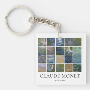 Claude Monet Water Lilies Key Ring