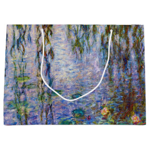Claude Monet - Water Lilies Large Gift Bag