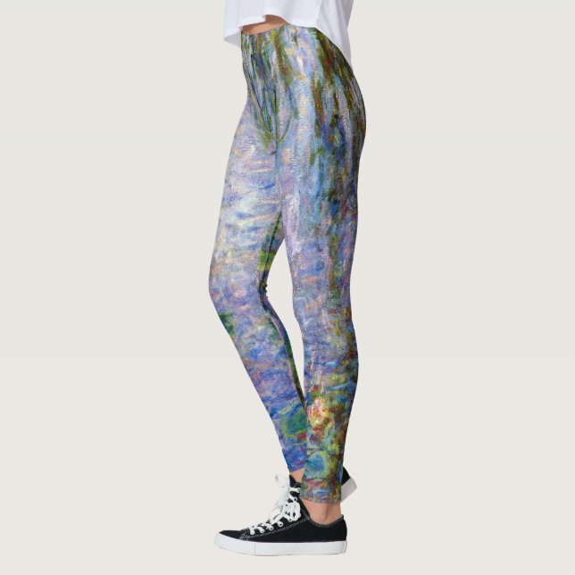 Claude Monet - Water Lilies Leggings (Left)