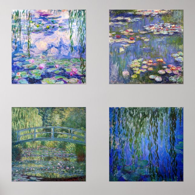 Claude Monet Water Lilies Masterpieces Selection (Front)