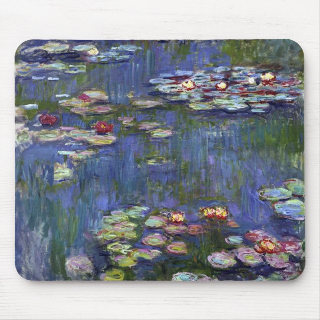 Claude Monet Water Lilies Mouse Mat (Front)