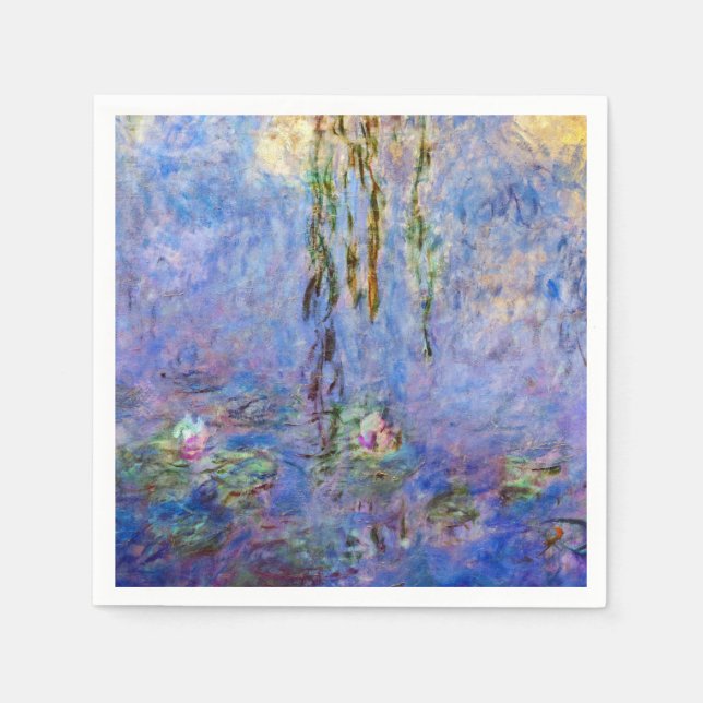 Claude Monet - Water Lilies Napkin (Front)