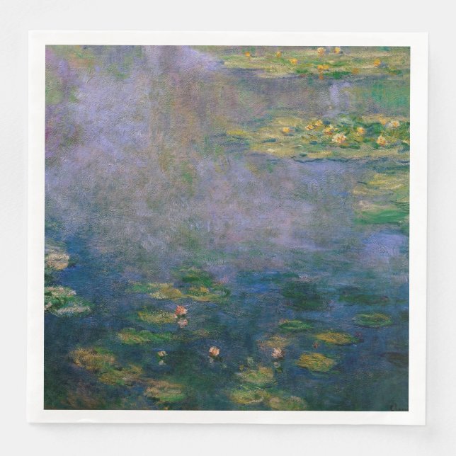 Claude Monet - Water Lilies Napkin (Front)