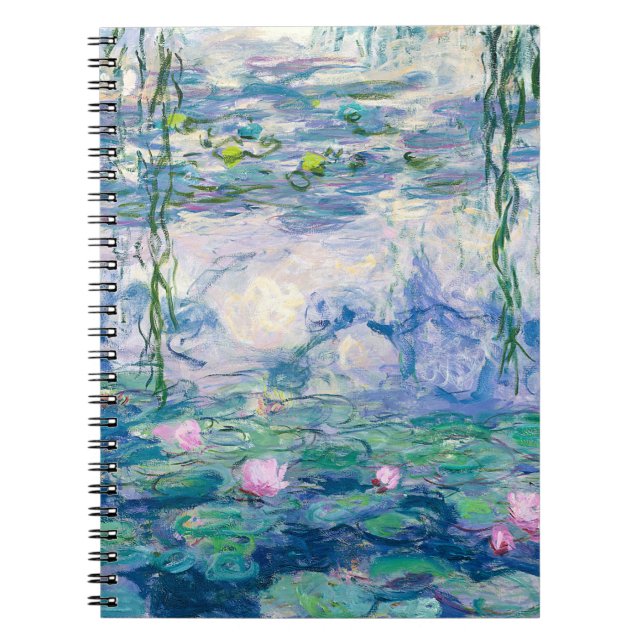 CLAUDE MONET - Water lilies Notebook (Front)