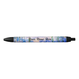 Claude Monet - Water Lilies / Nympheas 1919 Black Ink Pen