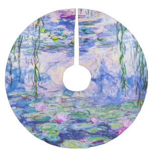 Claude Monet - Water Lilies / Nympheas 1919 Brushed Polyester Tree Skirt