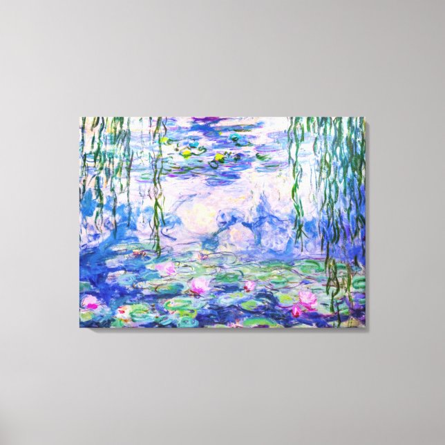 Claude Monet - Water Lilies / Nympheas 1919 Canvas Print (Front)