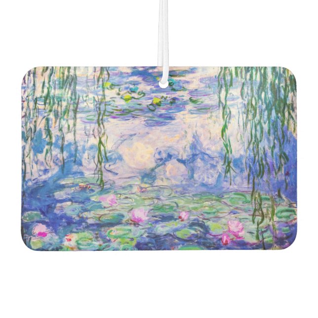 Claude Monet - Water Lilies / Nympheas 1919 Car Air Freshener (Front)