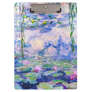 Claude Monet - Water Lilies / Nympheas 1919 Clipboard