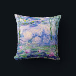 Claude Monet - Water Lilies / Nympheas 1919 Cushion<br><div class="desc">Water Lilies / Nympheas (W.1852) - Claude Monet,  Oil on Canvas,  1916-1919</div>