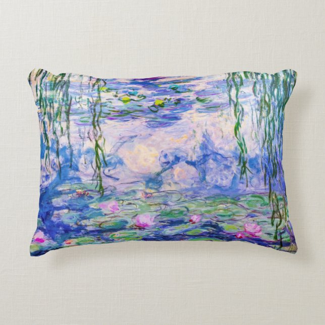 Claude Monet - Water Lilies / Nympheas 1919 Decorative Cushion (Front)