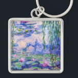 Claude Monet - Water Lilies / Nympheas 1919 Key Ring<br><div class="desc">Water Lilies / Nympheas (W.1852) - Claude Monet,  Oil on Canvas,  1916-1919</div>