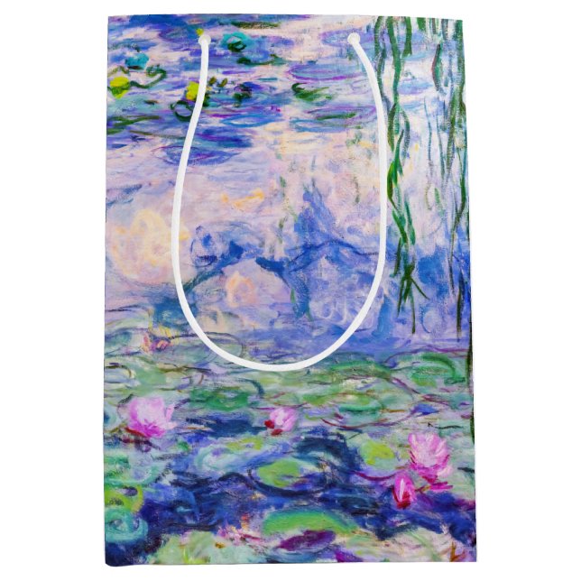 Claude Monet - Water Lilies / Nympheas 1919 Medium Gift Bag (Front)