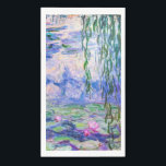 Claude Monet - Water Lilies / Nympheas 1919 Napkin<br><div class="desc">Water Lilies / Nympheas (W.1852) - Claude Monet,  Oil on Canvas,  1916-1919</div>