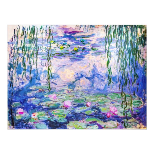 Claude Monet - Water Lilies / Nympheas 1919 Photo Print (Front)