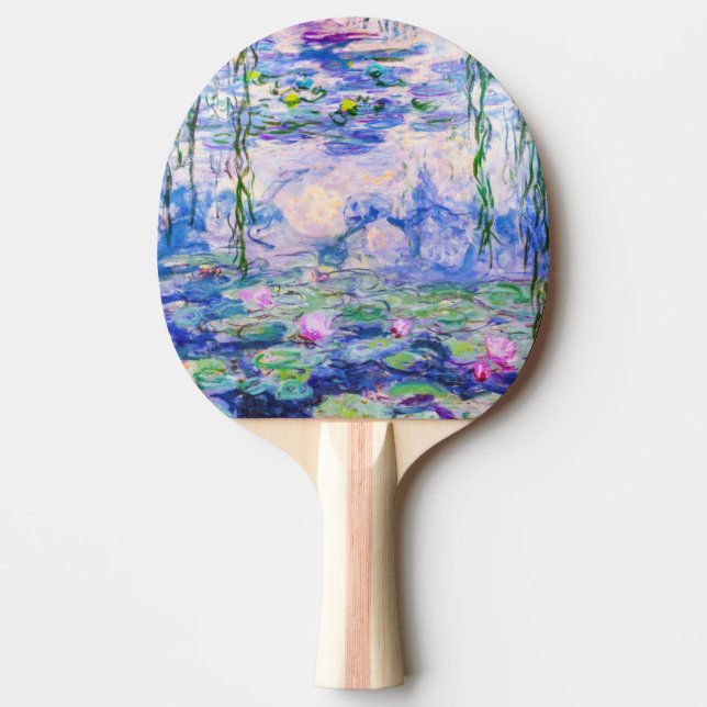 Claude Monet - Water Lilies / Nympheas 1919 Ping Pong Paddle (Front)
